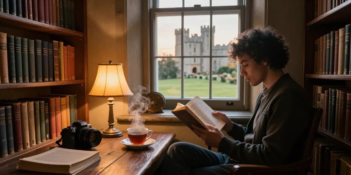 Explore Tynte's Castle at https://tyntescastle.com through engaging historical content in a cozy reading nook.