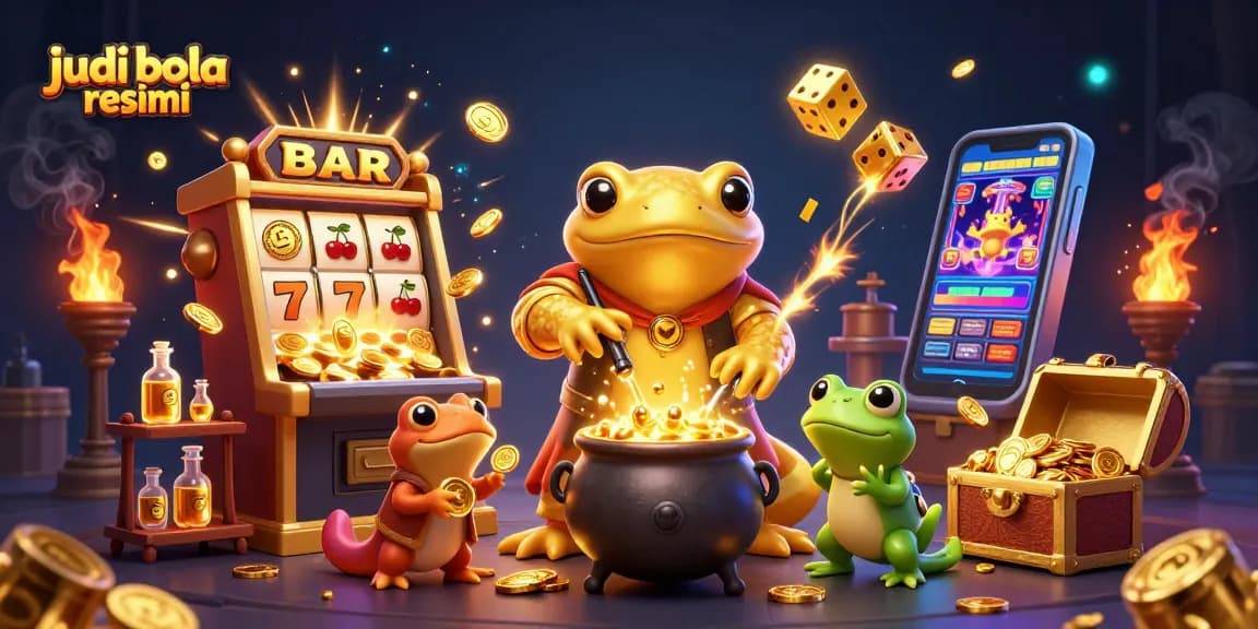 Bet on judi bola resmi with vibrant 3D graphics showcasing winning moments and excitement