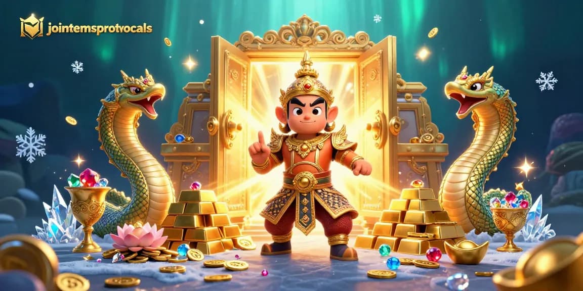 Bermain di jointemsprotocols dengan penjaga kuil yang mengesankan dalam ilustrasi kasino yang penuh detail dan keberuntungan.