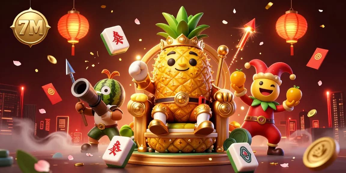 Experience dynamic sports betting action with 7M through engaging characters in a lively casino scene.