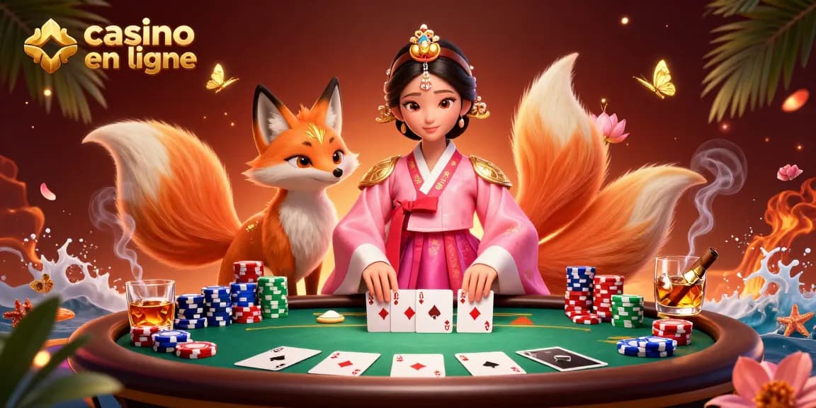 Jouez à des jeux passionnants dans un casino en ligne avec des visuels vibrants et des éléments de personnages riches dans une atmosphère animée.