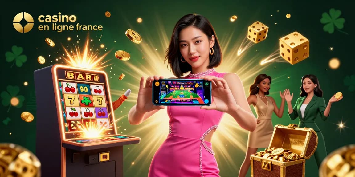 Experience top live games at casino en ligne france illustrated by vibrant digital art