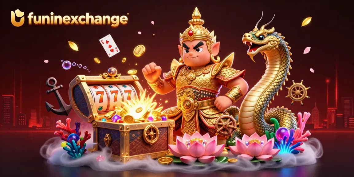 Engage with funinexchange for exciting gaming action featuring vibrant characters and thrilling slot elements.