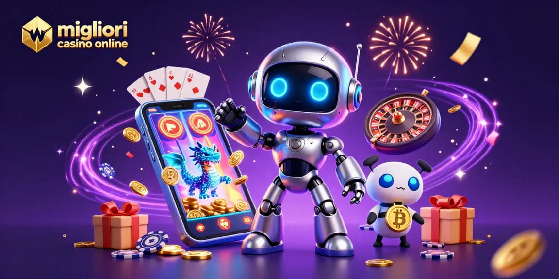 Migliori casino online: gioca con il robot cibernetico e il drago olografico mentre i soldi scorrono dai giochi.