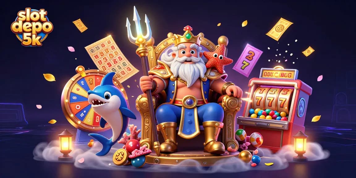 Experience thrilling gameplay with slot depo 5k, featuring dynamic slot reels and exciting jackpot moments.