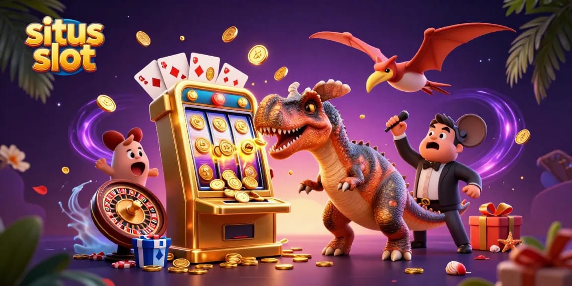 Mengguncang situs slot gacor dengan dinosaurus dan jackpot melimpah dari mesin slot.