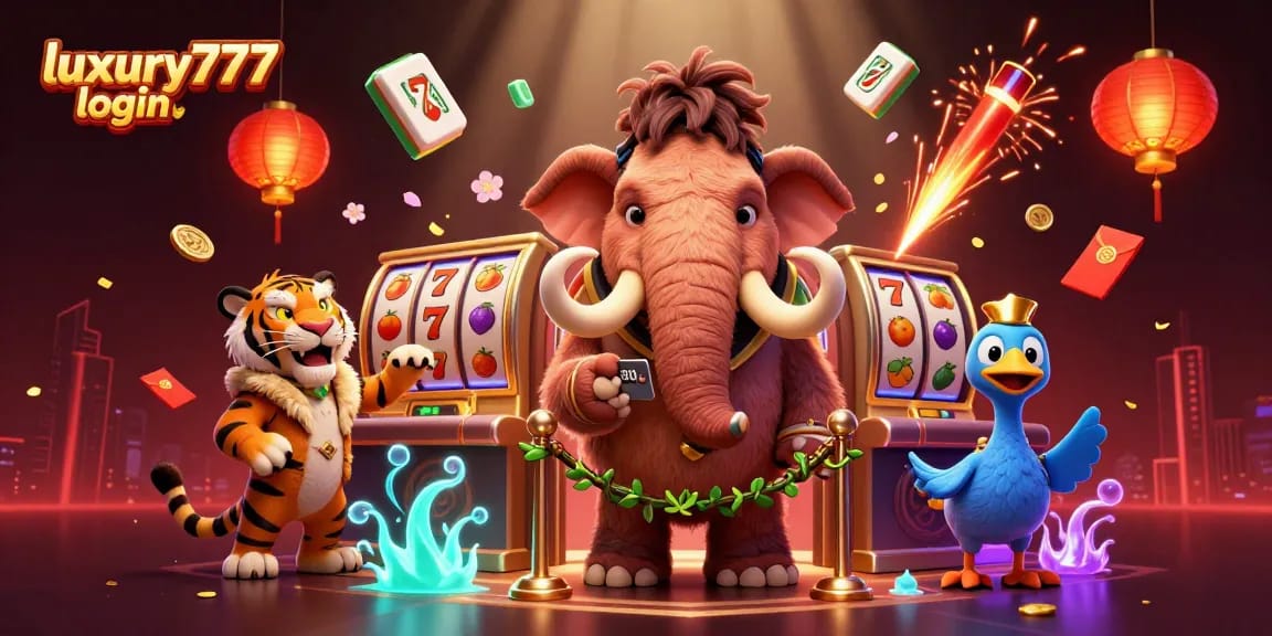 Experience the thrill of gaming at luxury777 login with vibrant casino characters and action.
