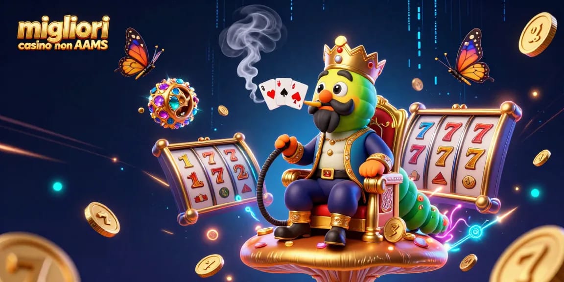 Giocando nei migliori casino non AAMS con slot machine e simboli fortunati per vincite epiche.