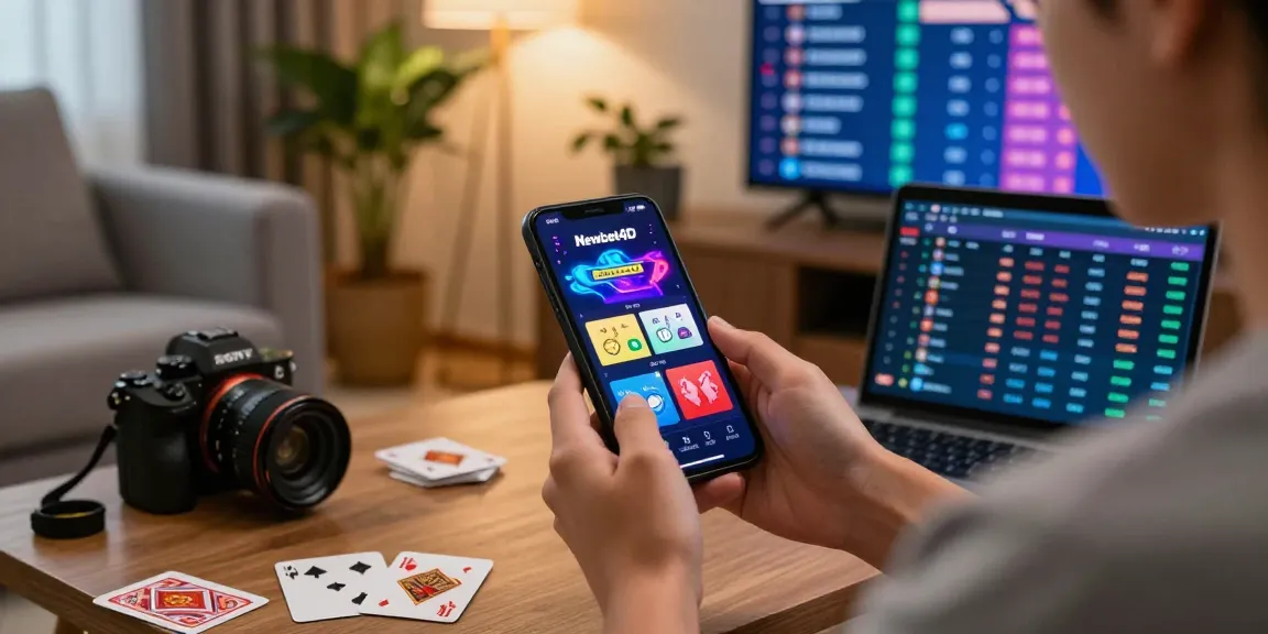 Engaging Newbet4D online betting experience with user browsing live options.