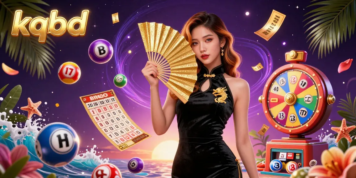 Play lively kqbd lottery games with vibrant numbers and an elegant atmosphere in this captivating scene.
