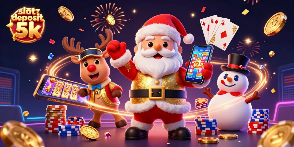 Engage in exciting gameplay with slot deposit 5k opportunities and festive casino action.