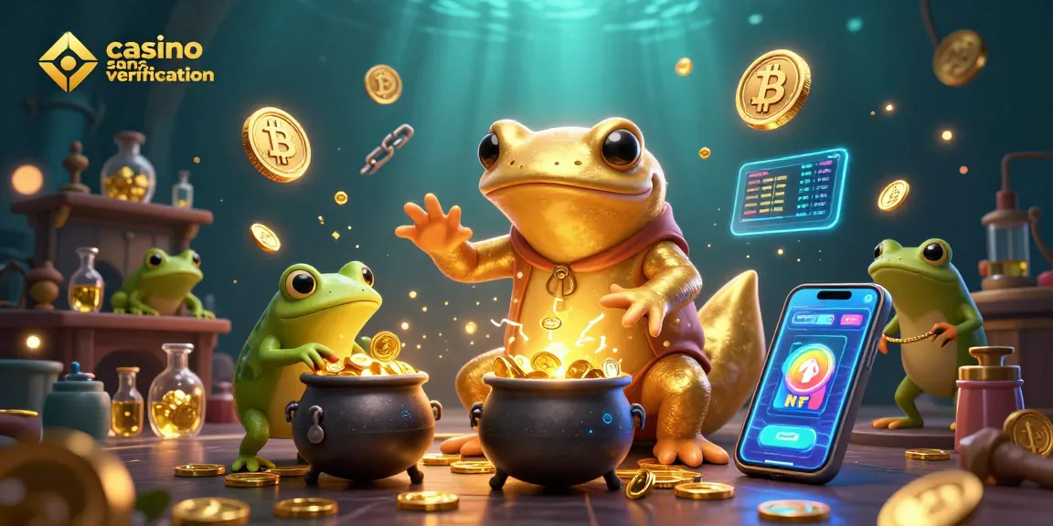 Participer à des jeux de casino sans vérification pour gagner des pièces d'or dans une scène animée.