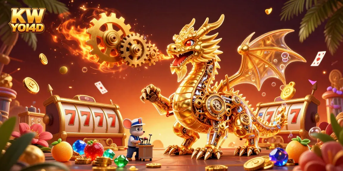 KW YOI4D menghadirkan dragon emas mekanis dalam pertandingan slot yang menakjubkan.