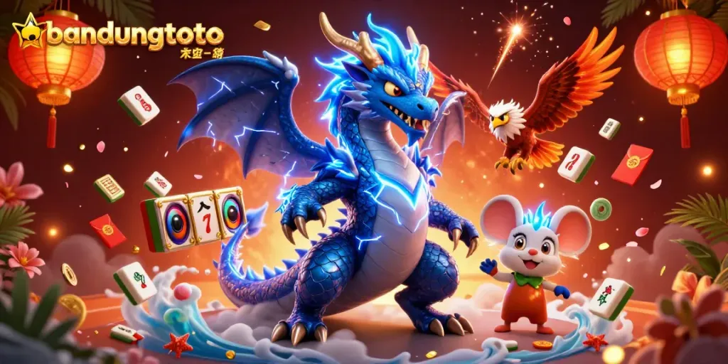 Experience the thrill of bandungtoto with dynamic 3D casino elements and vibrant characters.