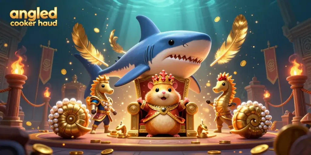 Bet on the action with an angled cooker hood theme showcasing a fierce hamster king and immersive casino elements.
