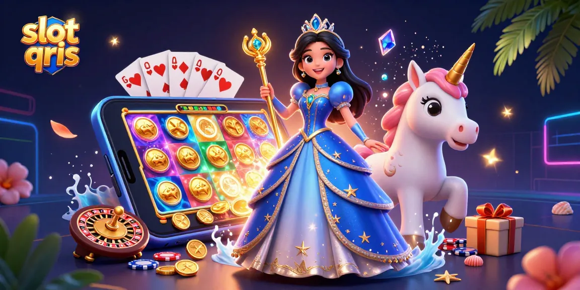 Engage in thrilling slot qris gameplay featuring enchanting characters and vibrant casino elements.