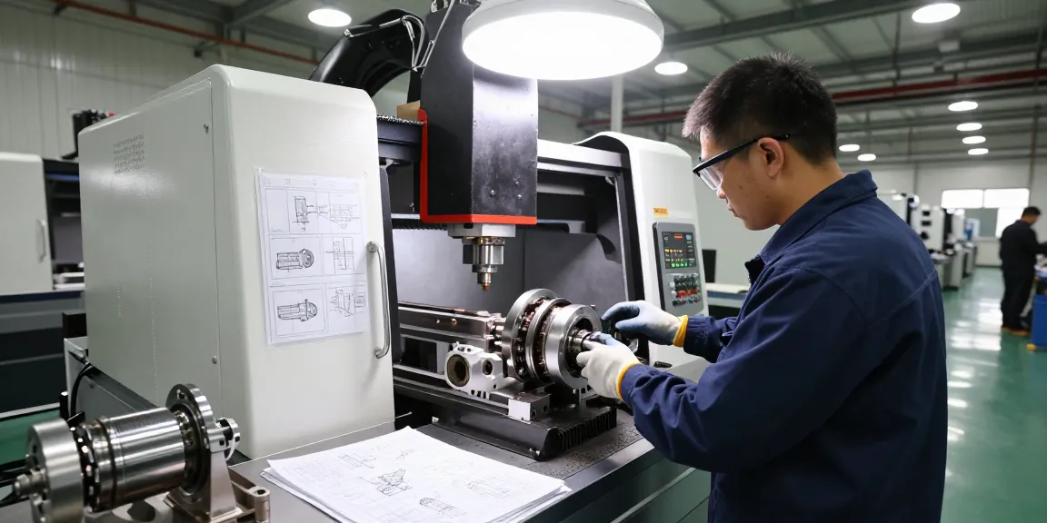 Manufacturing aerospace parts by leading aerospace CNC parts manufacturers in a modern facility