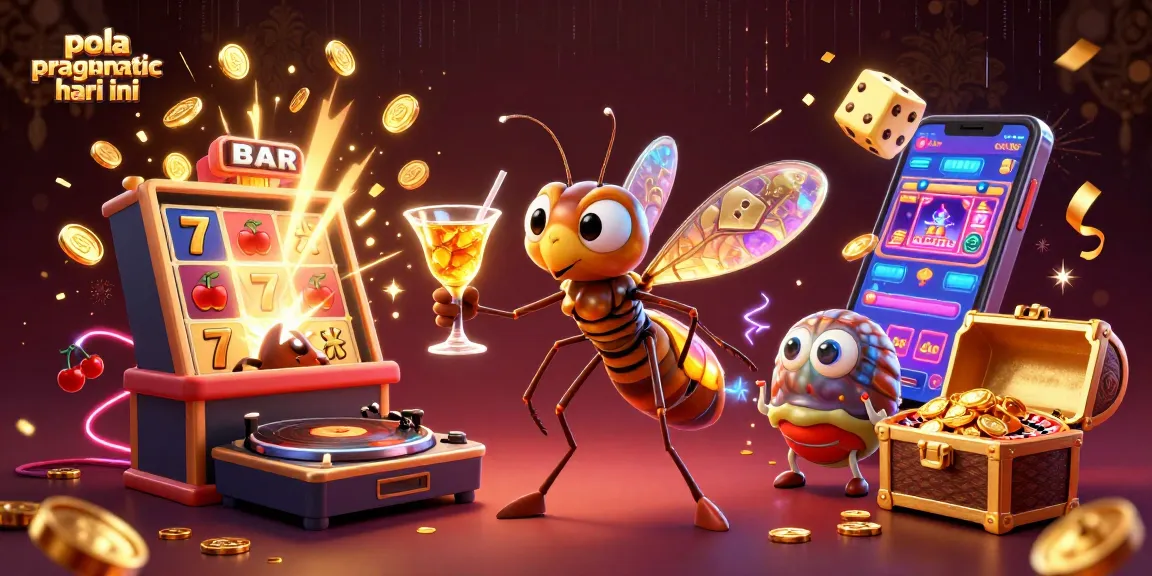 Experience winning strategies with pola pragmatic hari ini in this vibrant casino illustration scene.