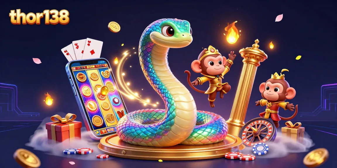 Menangkan permainan di thor138 dengan slot berwarna-warni dan efek kilau emas yang menakjubkan.