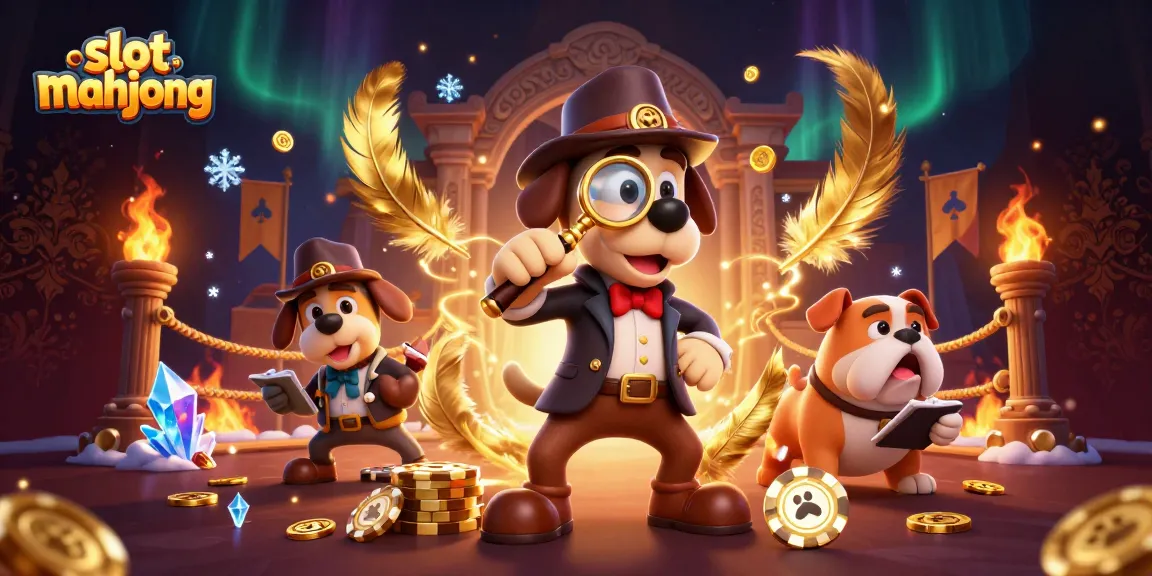 Experience the thrill of slot mahjong with vibrant 3D characters and rich casino elements.