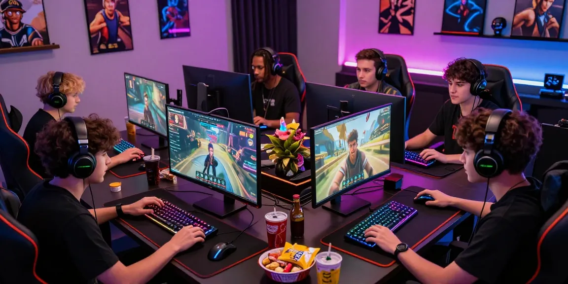 Pengalaman bermain game online dengan pemain yang terlibat penuh, menunjukkan tantegacor88 resmi dalam suasana energik dan penuh warna.
