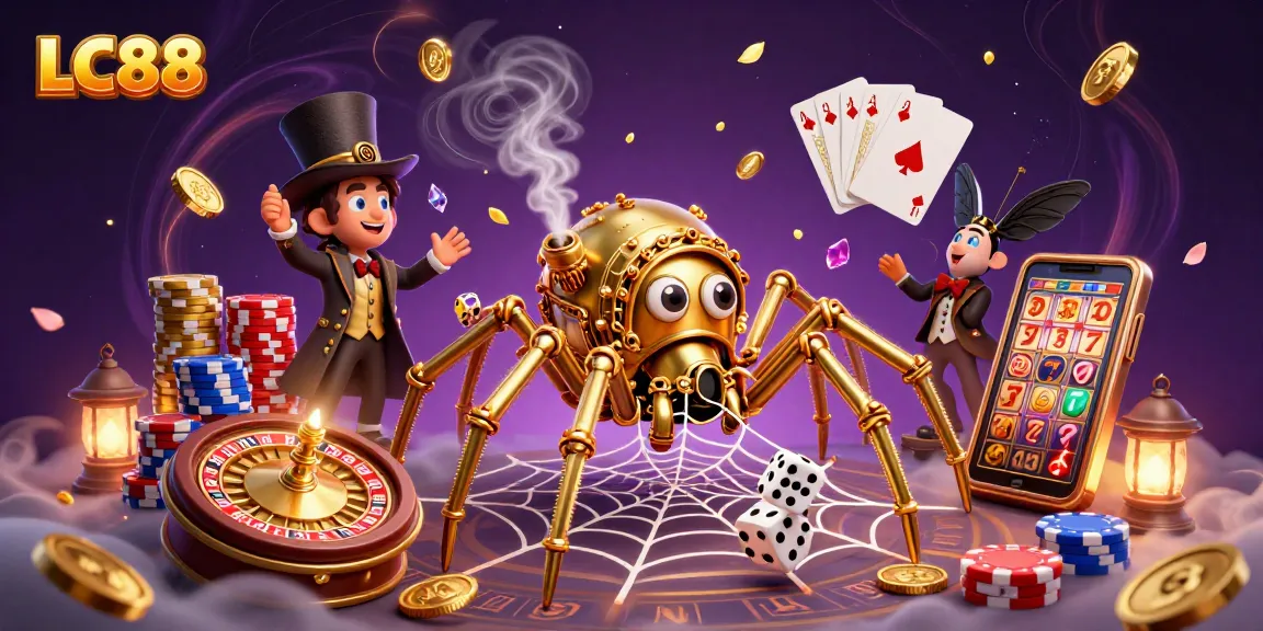 Catch thrilling dice and golden rewards at LC88's captivating casino scene.