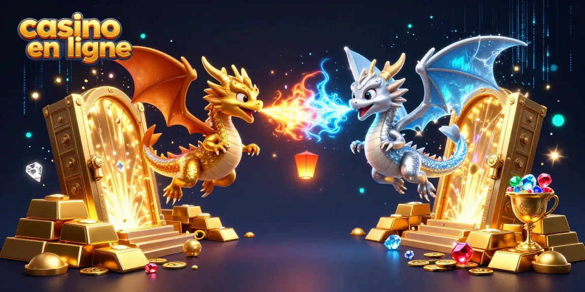 Découvrez le monde du casino en ligne avec des dragons et des trésors étincelants.